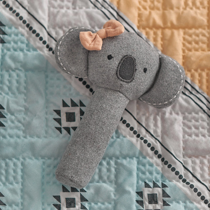 Annabel Trends Koala Cutie Hand Rattle Pink Lifestyle | Merchants Homewares