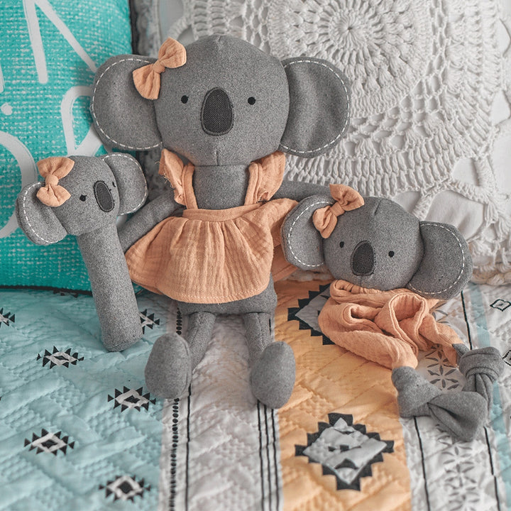 Annabel Trends Koala Cutie Hand Rattle Pink Lifestyle | Merchants Homewares