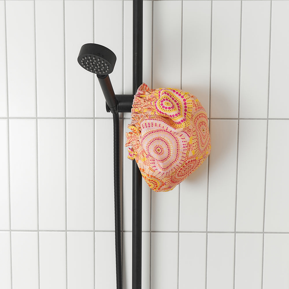 Annabel Trends Linen Shower Cap Rainbow Spirit Lifestyle | Merchants Homewares
