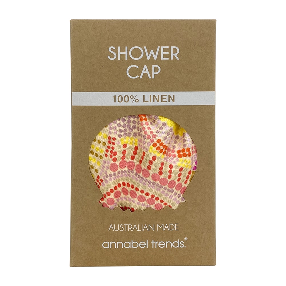 Annabel Trends Linen Shower Cap Rainbow Spirit | Merchants Homewares