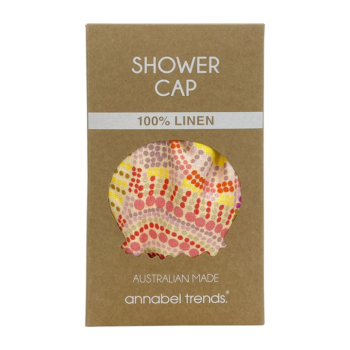 Annabel Trends Linen Shower Cap Rainbow Spirit | Merchants Homewares