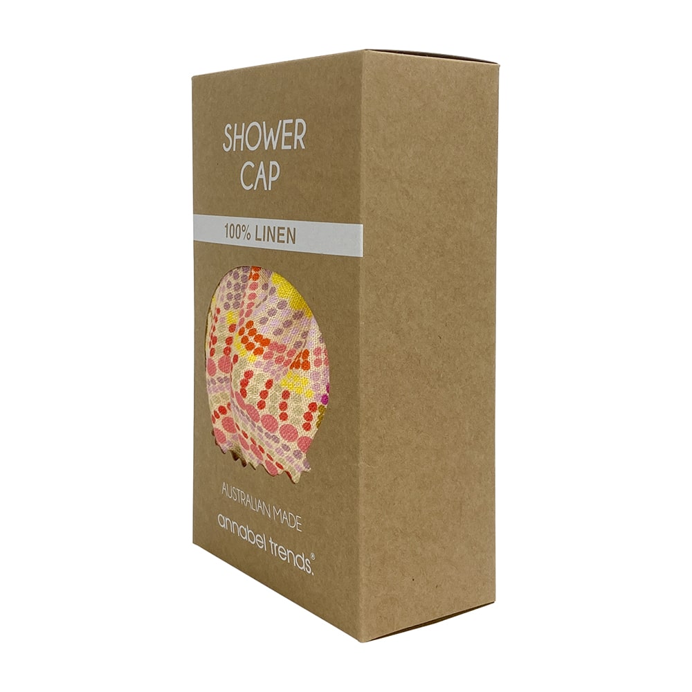 Annabel Trends Linen Shower Cap Rainbow Spirit | Merchants Homewares
