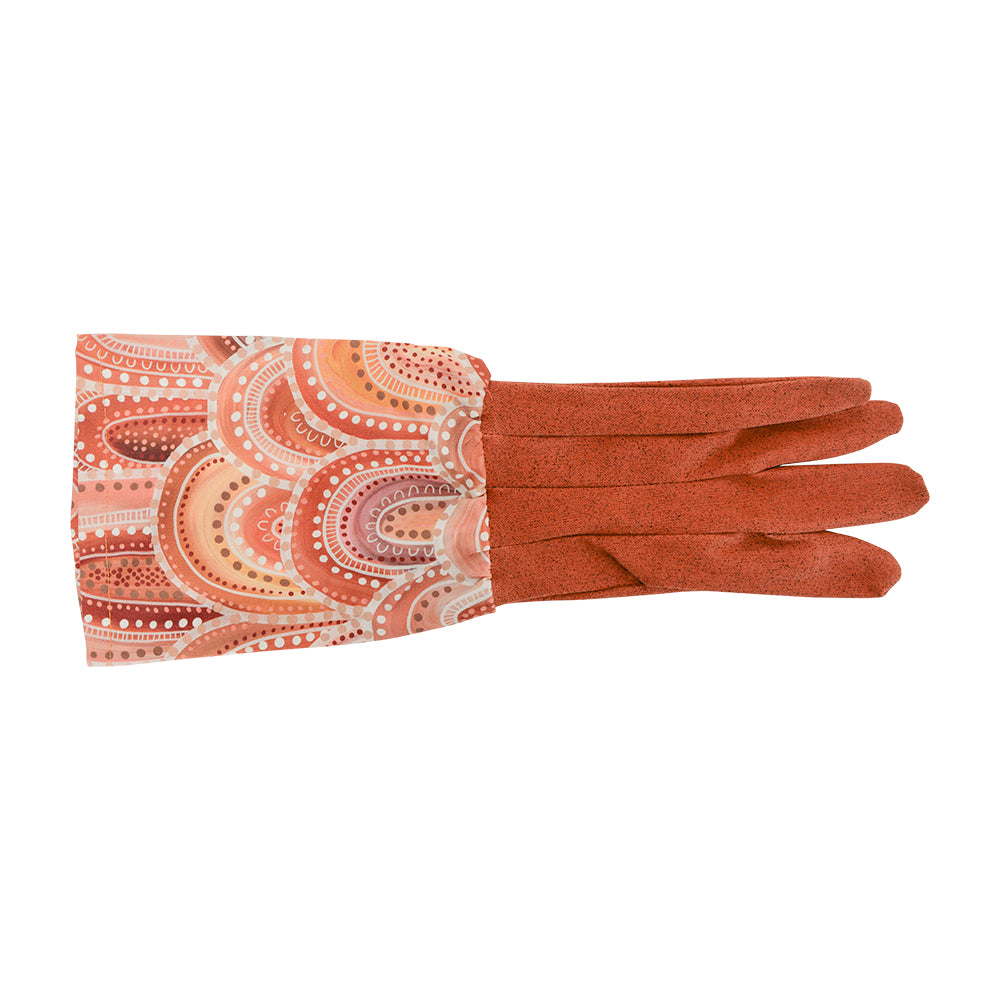 Annabel Trends Long Sleeve Garden Gloves Linen Sandhills | Merchants Homewares