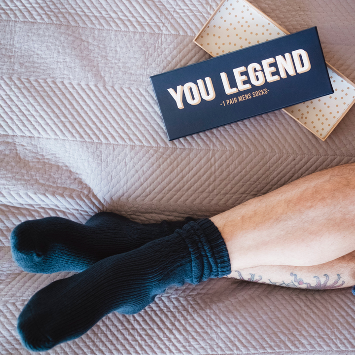 Annabel Trends Men Boxed Socks You Legend | Merchant Homewares