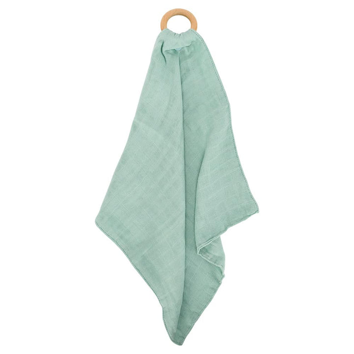 Annabel Trends Muslin Security Blanket Mint | Merchants Homewares