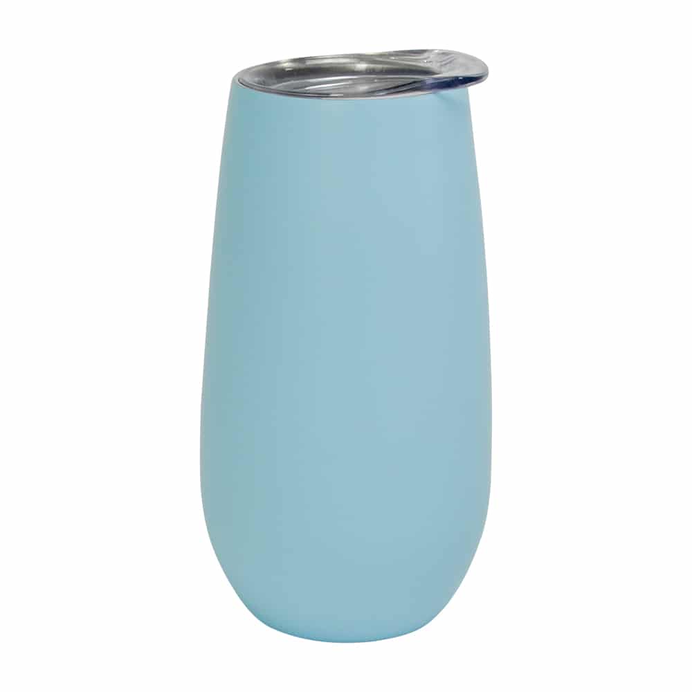 Annabel Trends Sparkling Flute Gelato Blue Stainless Steel Double Walled | Merchants Homewares