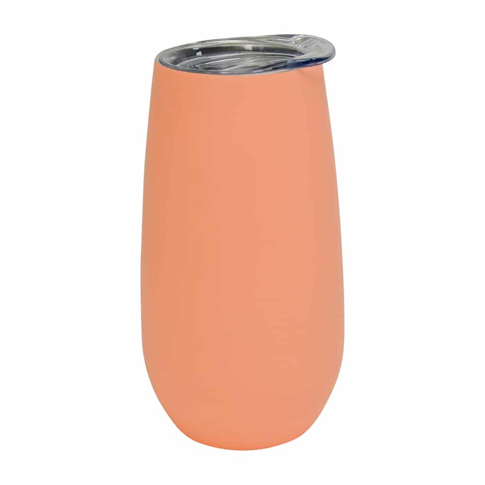 Annabel Trends Sparkling Flute Gelato Peach Stainless Steel Double Walled | Merchants Homewares