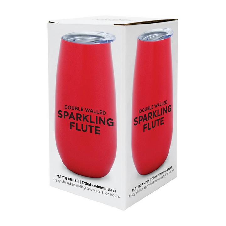 Annabel Trends Sparkling Flute Watermelon Stainless Steel Double Walled | Merchants Homewares