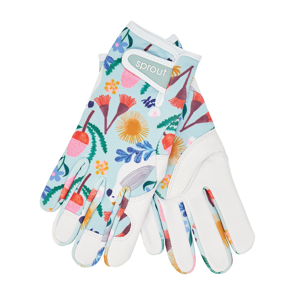 Annabel Trends Sprout Design Goatskin Gloves Bushwalk | Merchants Homewares