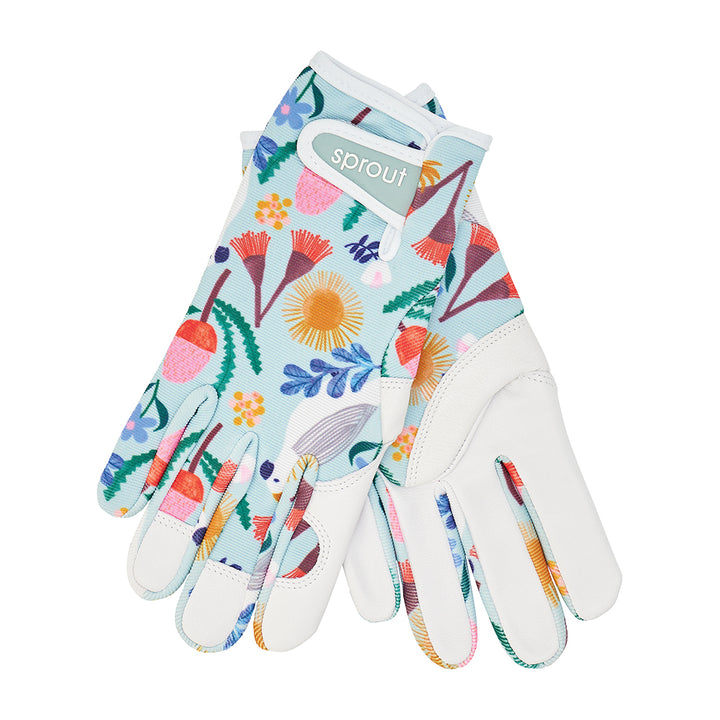 Annabel Trends Sprout Design Goatskin Gloves Bushwalk | Merchants Homewares