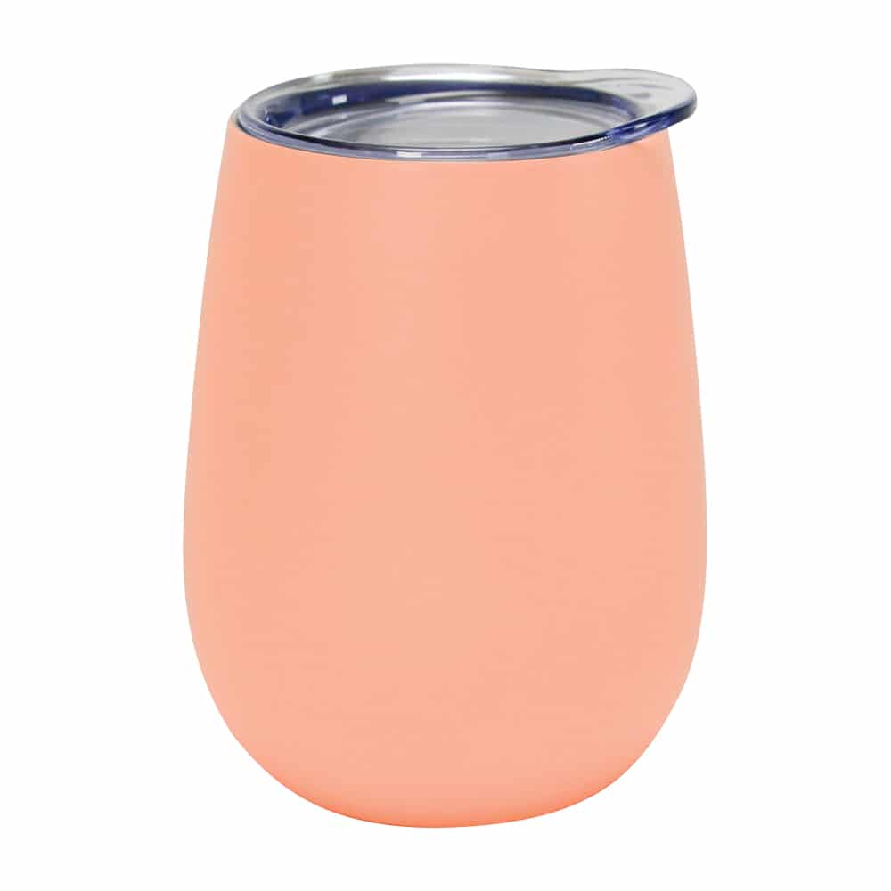 Annabel Trends Wine Tumbler Gelato Peach Stainless Steel Double Walled | Merchants Homewares