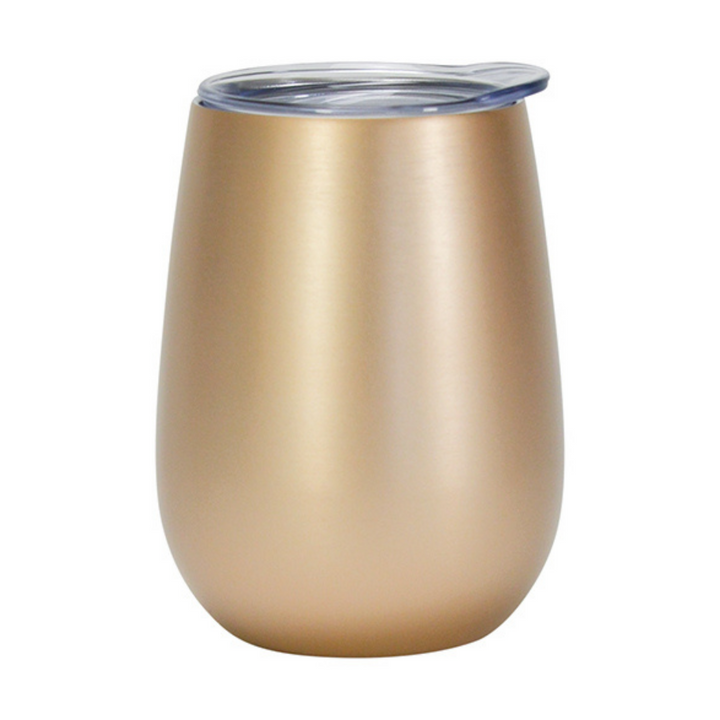 Annabel Trends Wine Tumbler Gold Stainless Steel Double Walled | Merchants Homewares