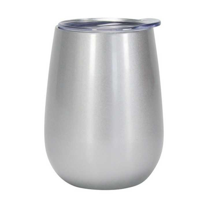 Annabel Trends Wine Tumbler Silver Stainless Steel Double Walled | Merchants Homewares