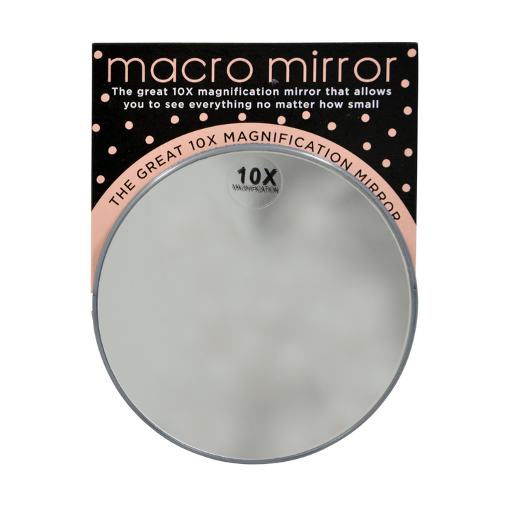 Annabelle Trends Macro Mirror Original metallic silver packaged | Merchants Homewares