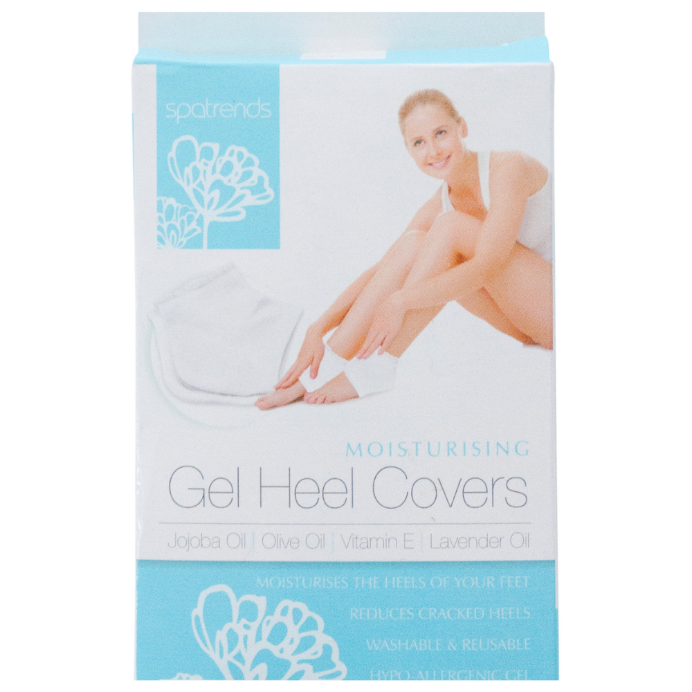 Annabelle Trends Spa Trends Gel Heel Covers white packaged | Merchants Homewares