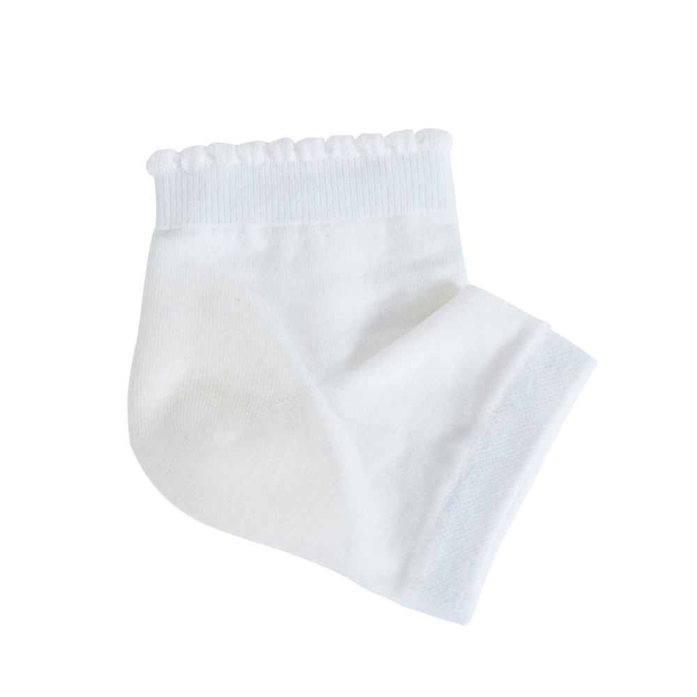 Annabelle Trends Spa Trends Gel Heel Covers white open | Merchants Homewares