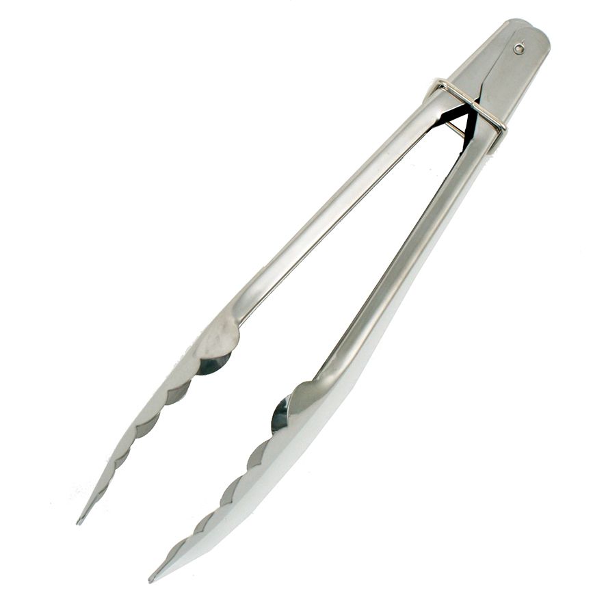 Appetito Stainless Steel Tongs With Flat Tips | Merchants Homewares