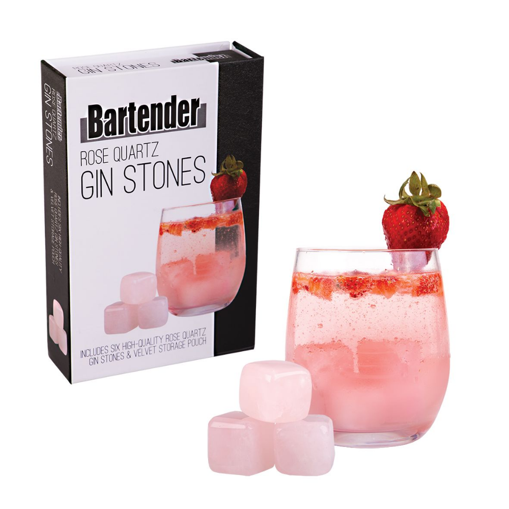 Bartender Gin Rose Quartz Set of 6 | Merchants Homewares 