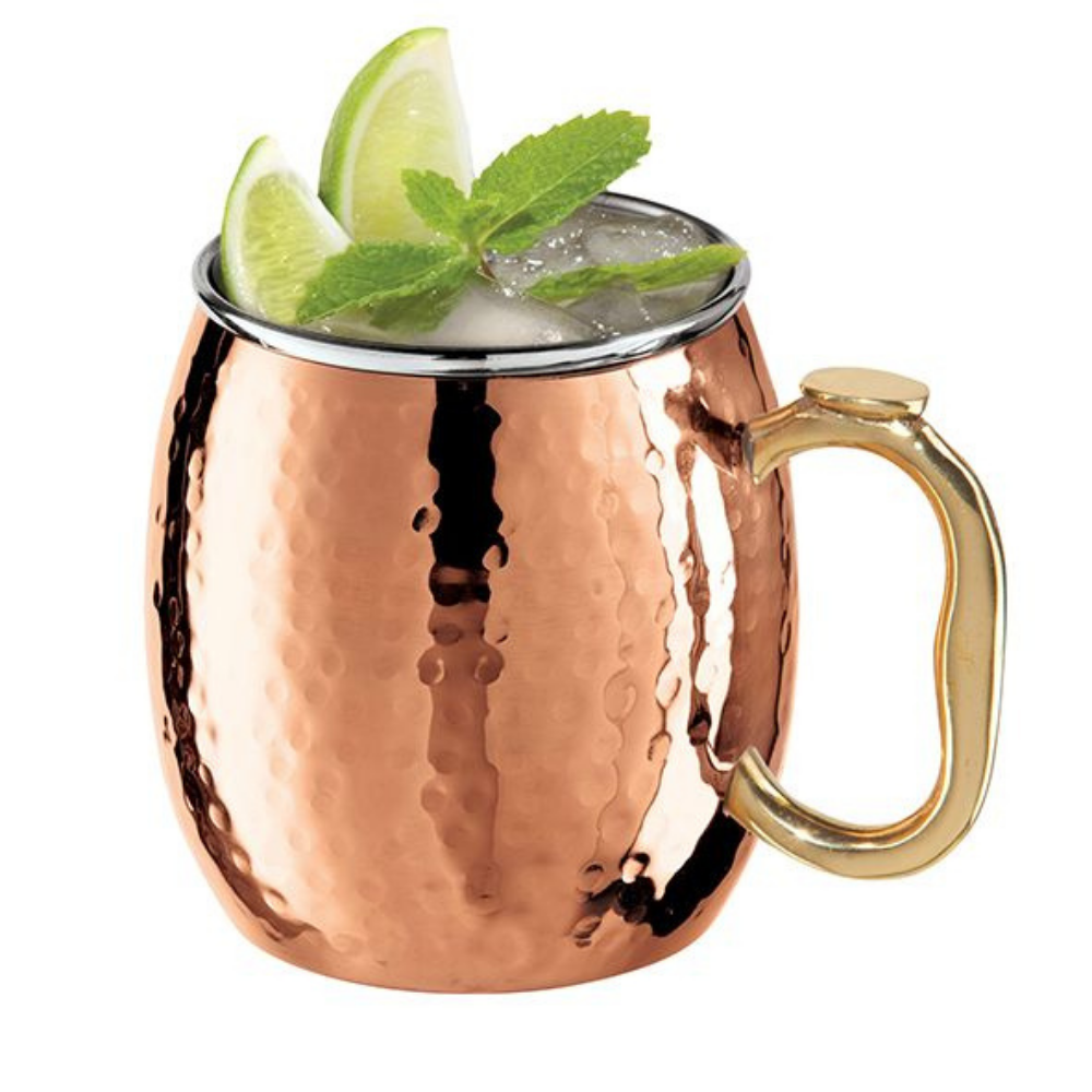 Bartender Moscow Mule Copper Plated Hammered Mug | Merchants Homewares