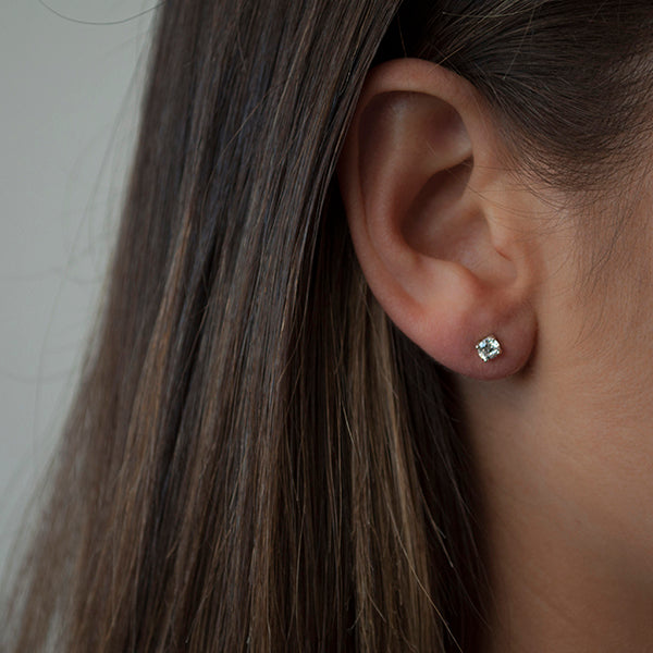 Bianc Silver Claw Studs 4mm lifestyle | Merchants Homewares