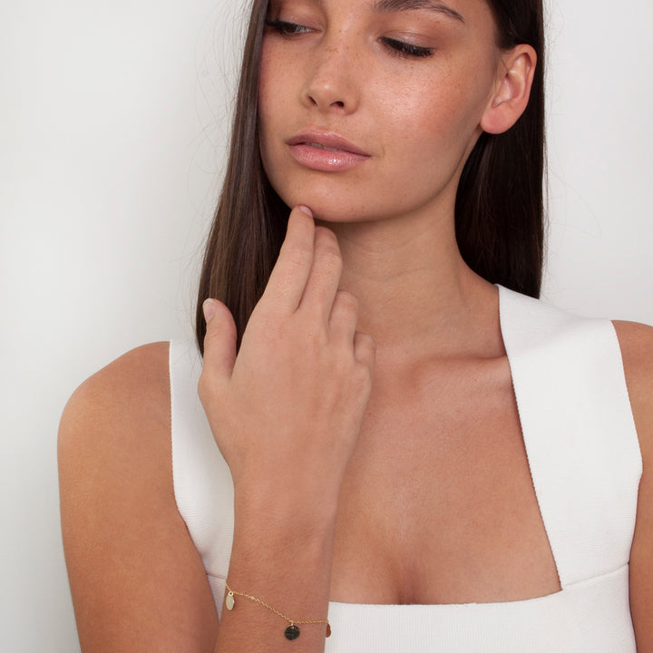 Bianc Scattered Jingle Bracelet Gold lifestyle | Merchants Homewares