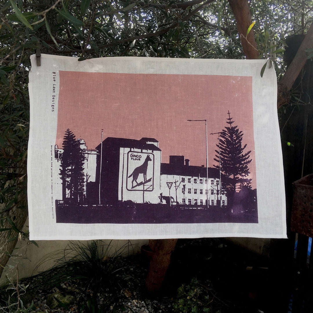 Tea Towel Dingo Flour Blue Lawn Design Merchant Homewares