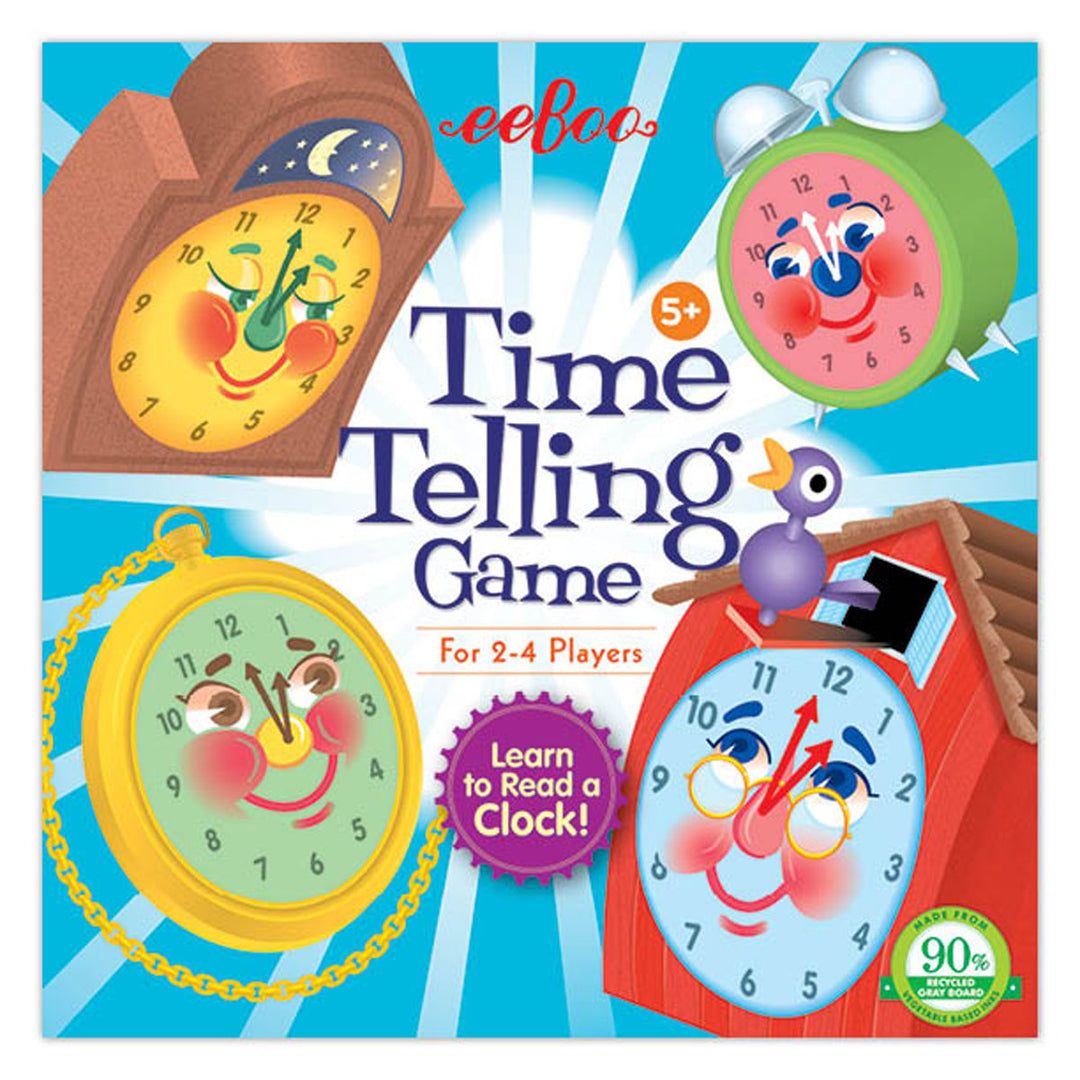 Bobangles Eeboo Board Game Time Telling | Merchants Homewares