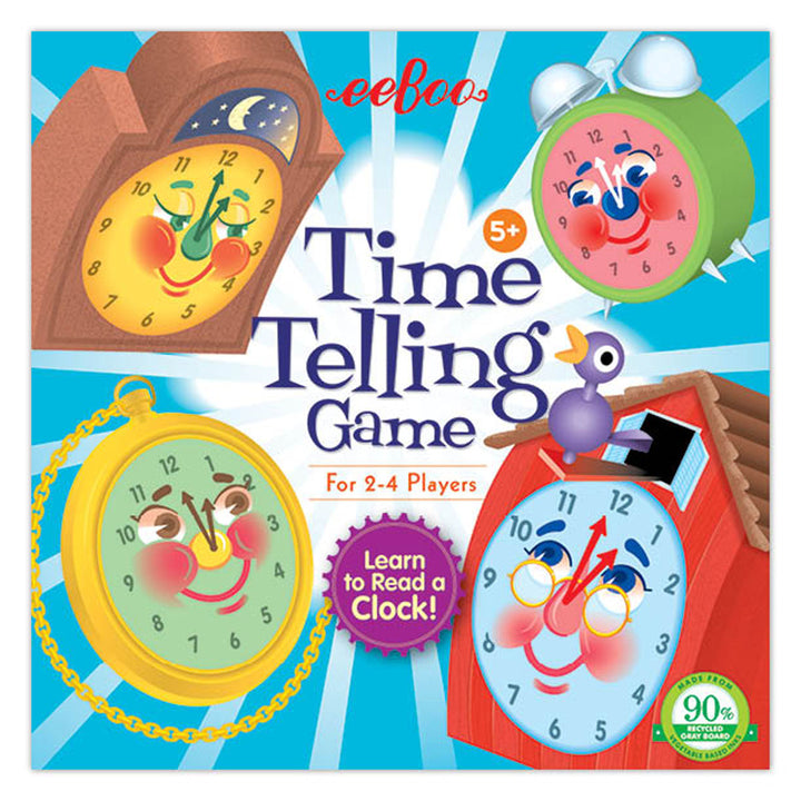 Bobangles Eeboo Board Game Time Telling | Merchants Homewares