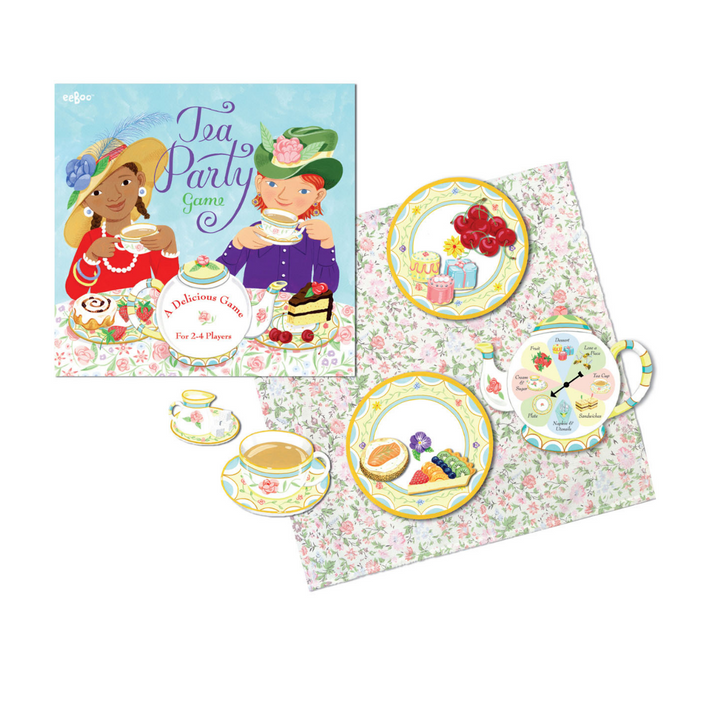 Bobangles Eeboo Spinner Game Tea Party | Merchants Homewares