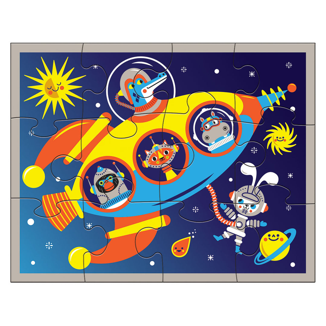 Mudpuppy 12pc Puzzle Outer Space Lifestyle | Merchants Homewares