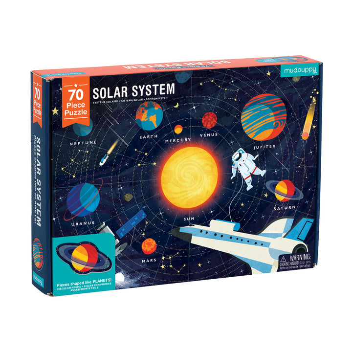 Mudpuppy Geography Puzzle 70pc Solar System | Merchants Homewares