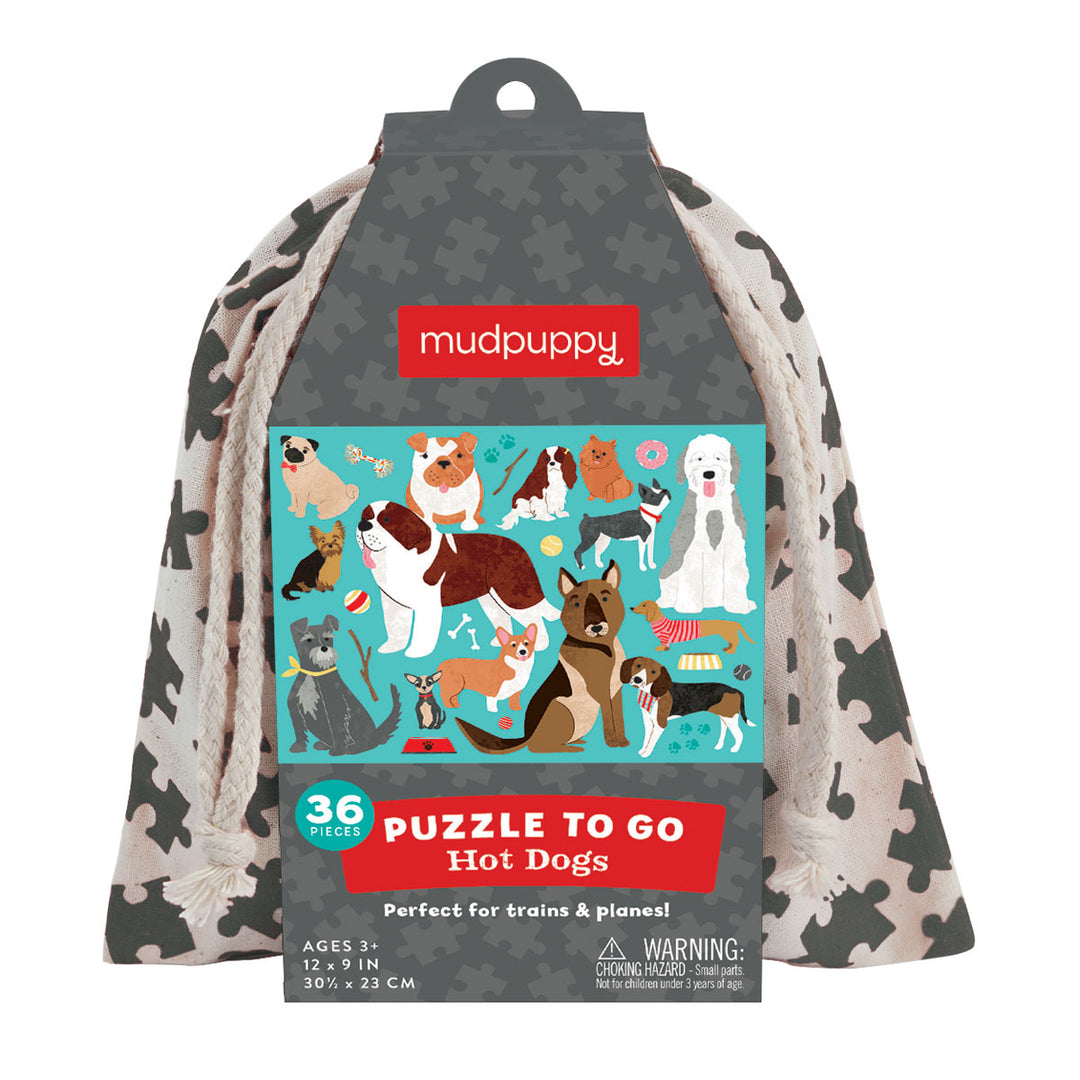 Mudpuppy Puzzle 36pc Hot Dogs | Merchants Homewares