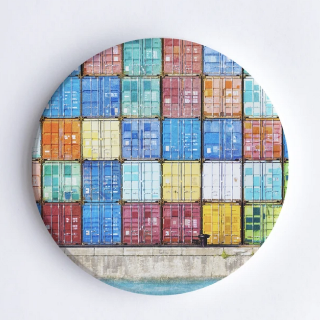 Braw Paper Co Ceramic Coaster fremantle Shipping Containers