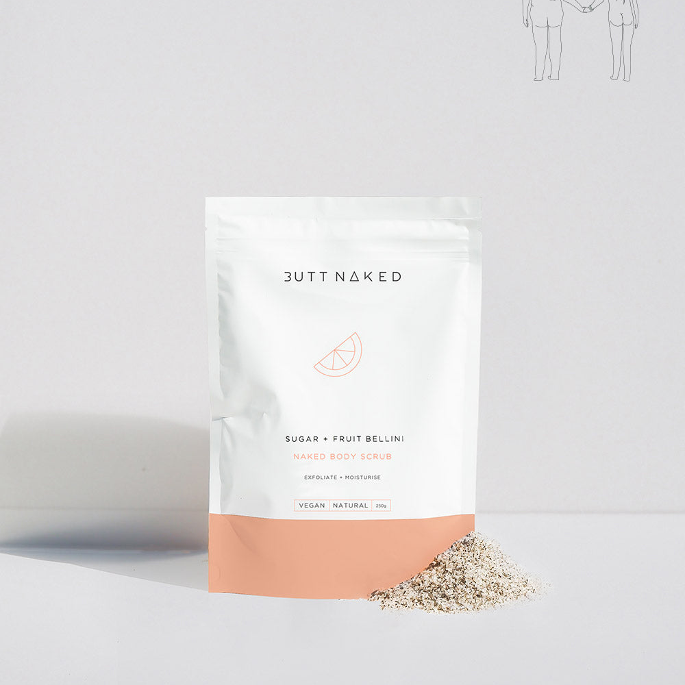 Butt Naked Bellini Sugar & Fruit Body Scrub | Merchants Homewares