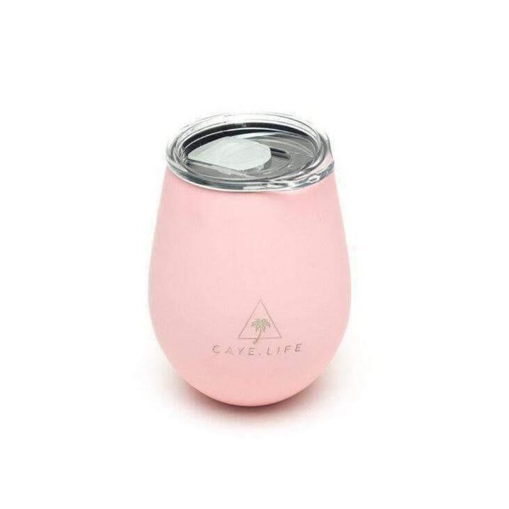 Caye Life Reusable Cup Matte Pink open | Merchants Homewares