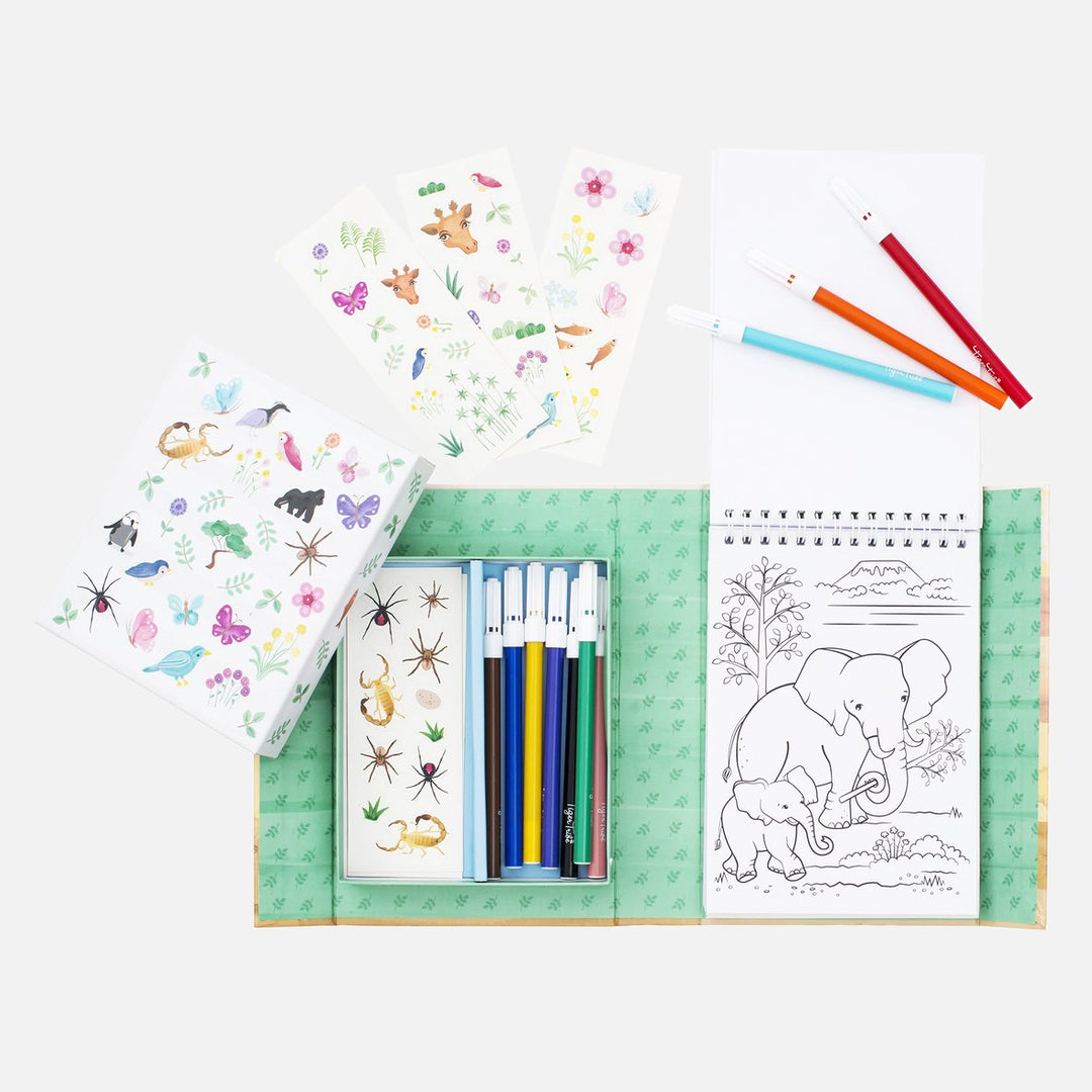 Tiger Tribe Colouring Set - Animal All-Stars