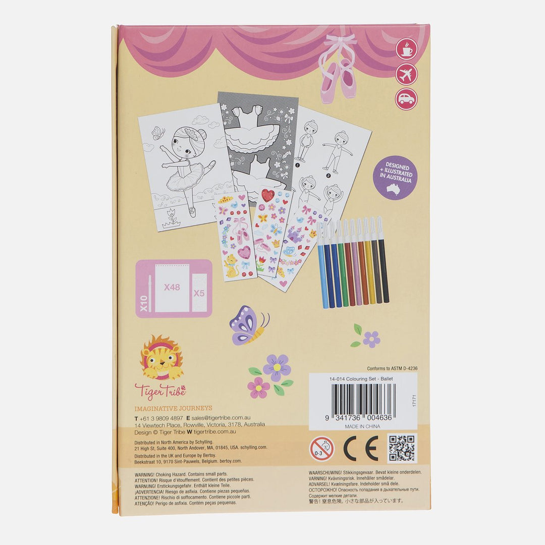 Tiger Tribe Colouring Set - Ballet Merchants Homewares