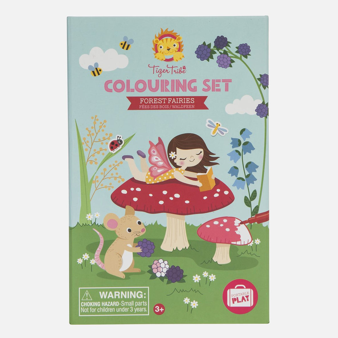 Tiger Tribe Colouring Set - Forest Fairies Merchants homewares