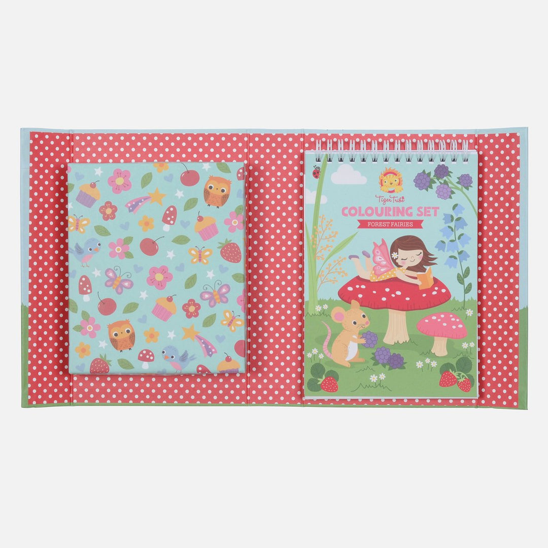 Tiger Tribe Colouring Set - Forest Fairies Merchants homewares