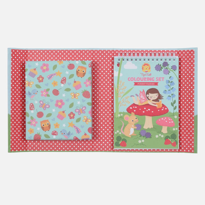 Tiger Tribe Colouring Set - Forest Fairies Merchants homewares