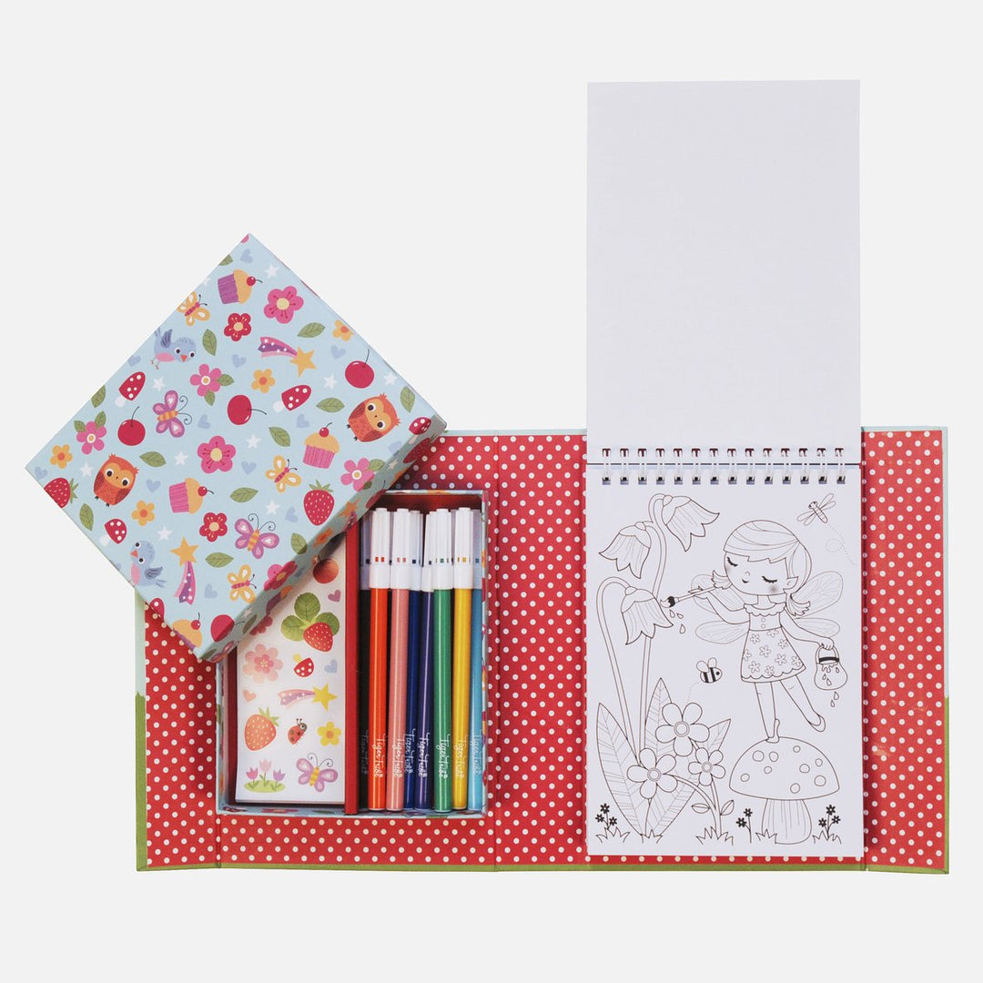 Tiger Tribe Colouring Set - Forest Fairies Merchants homewares