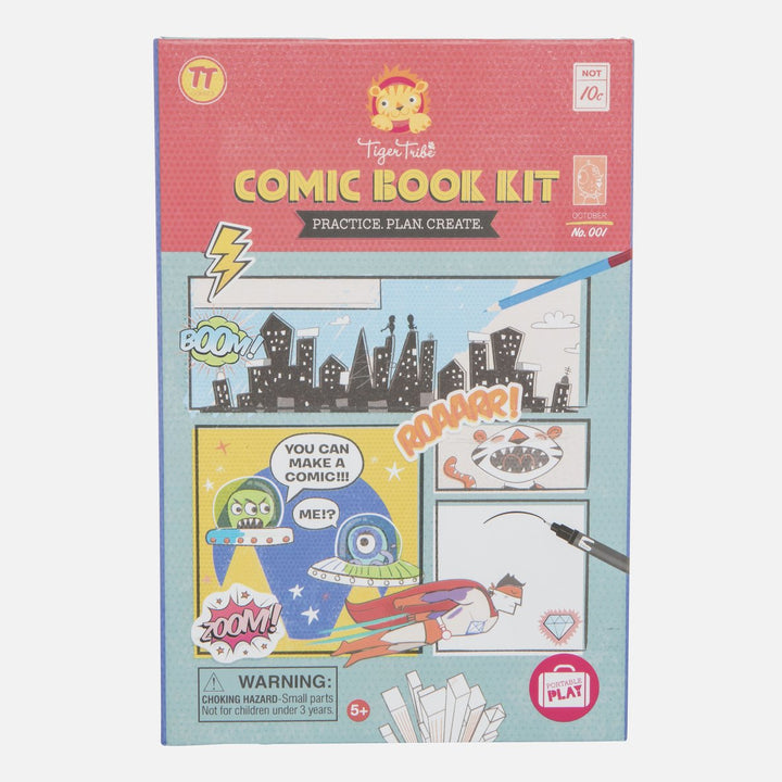 Tiger Tribe Comic Book Kit - Practice. Plan. Create Merchants Homewares