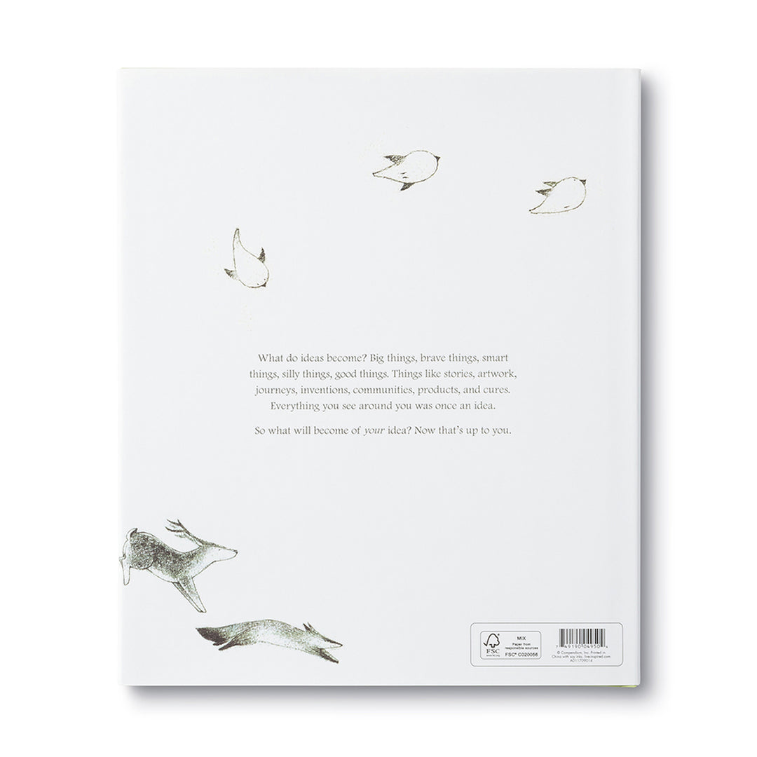 Compendium Book What Do You Do With An Idea? Back Cover | Merchants Homewares