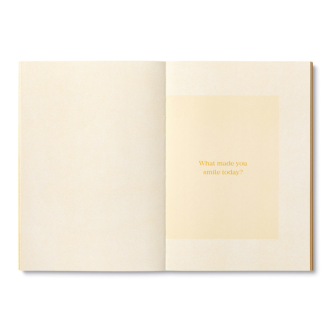 Compendium Gratitude Journal Smile Page | Merchant Homewares
