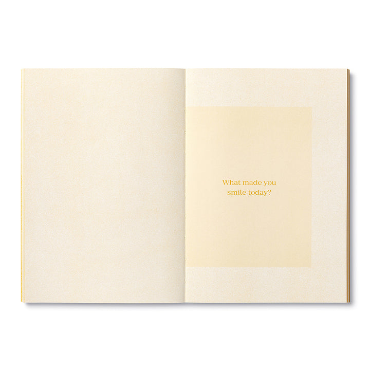 Compendium Gratitude Journal Smile Page | Merchant Homewares