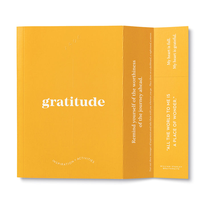 Compendium Gratitude Journal Cover Pulled Out | Merchant Homewares