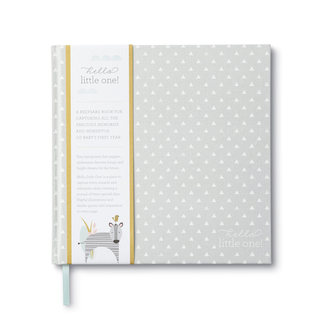 Compendium Keepsake Baby Book Hello Little One Front | Merchants Homewares