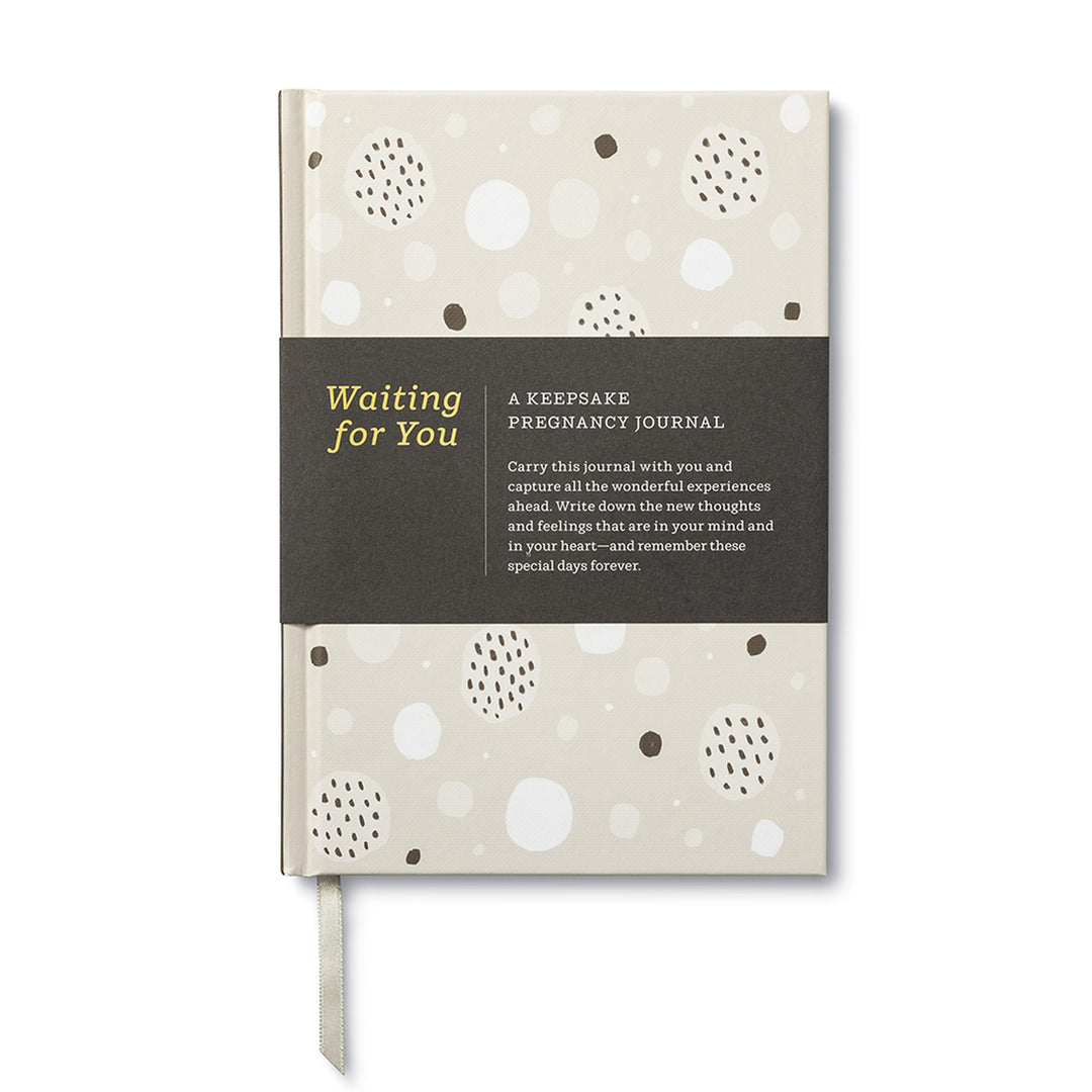 Compendium Pregnancy Journal Waiting For You Front | Merchants Homewares