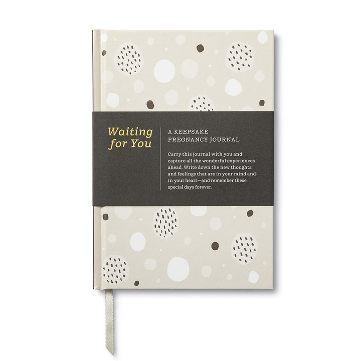 Compendium Pregnancy Journal Waiting For You Front | Merchants Homewares