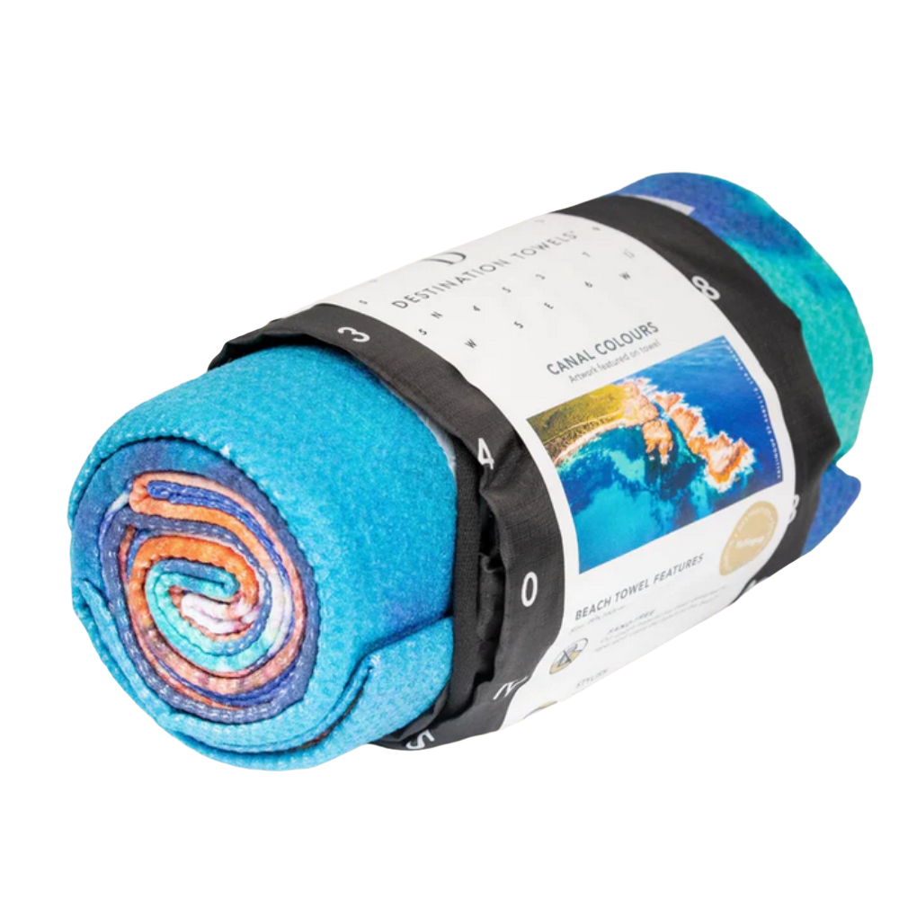 Destination Label Destination Towels Canal Colours | Merchants Homewares